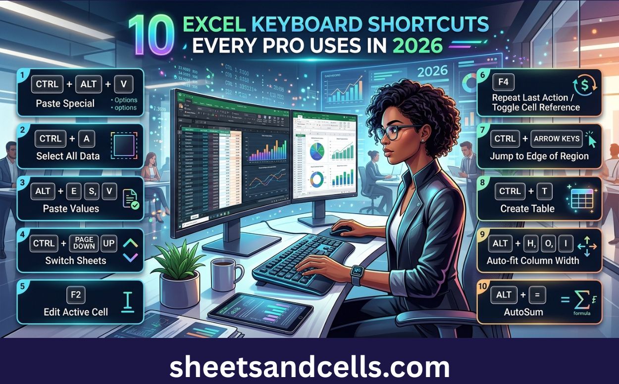 10 Excel keyboard shortcuts every pro uses in 2026