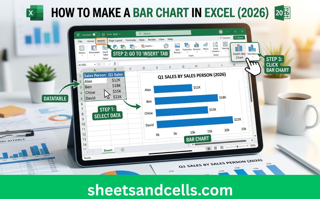 How to Make a Bar Chart in Excel (2026)